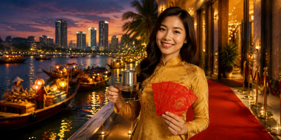 Người dùng Đà Nẵng mở app ví điện tử nạp tiền cá cược bên ly cà phê sáng